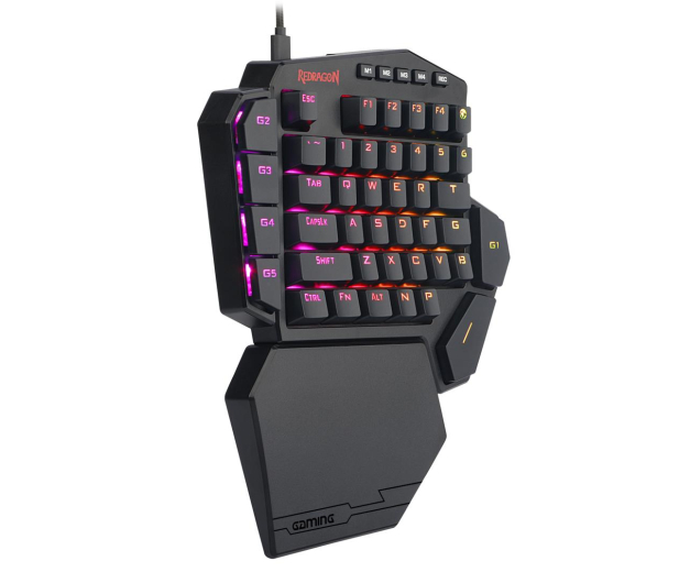 REDRAGON DITI one-handed RGB K585RGB - 1182515 - zdjęcie 2